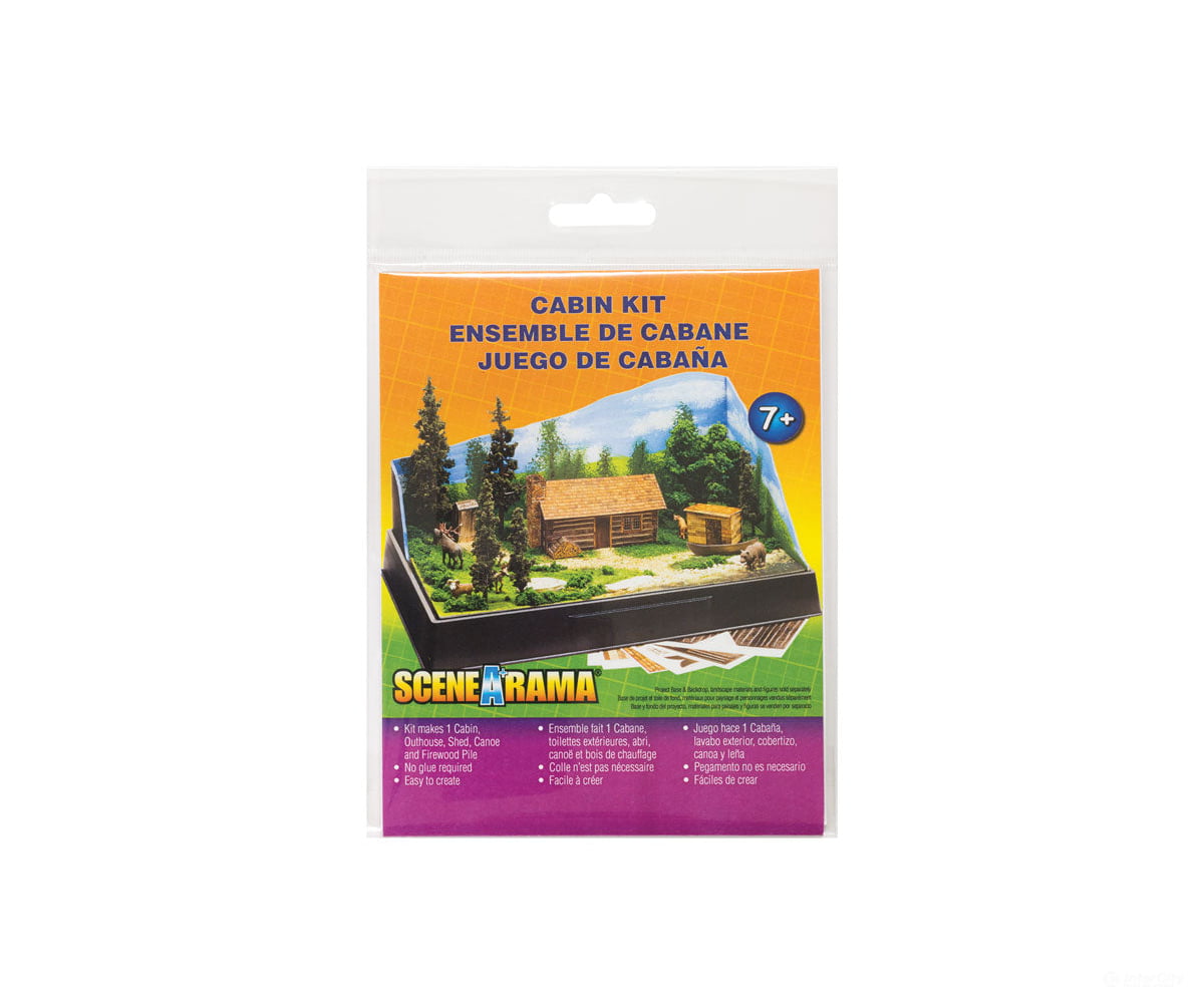 Woodland Scenics 4239 Cabin - Scene - A - Rama(Tm) Kit Other Scenery