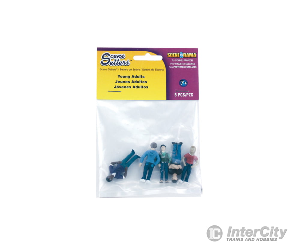 Woodland Scenics 4451 Young Adults - Scene - A - Rama(R) Pkg(5) Figures