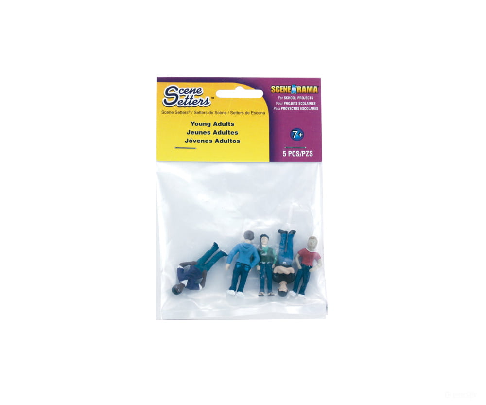 Woodland Scenics 4451 Young Adults - Scene - A - Rama(R) Pkg(5) Figures
