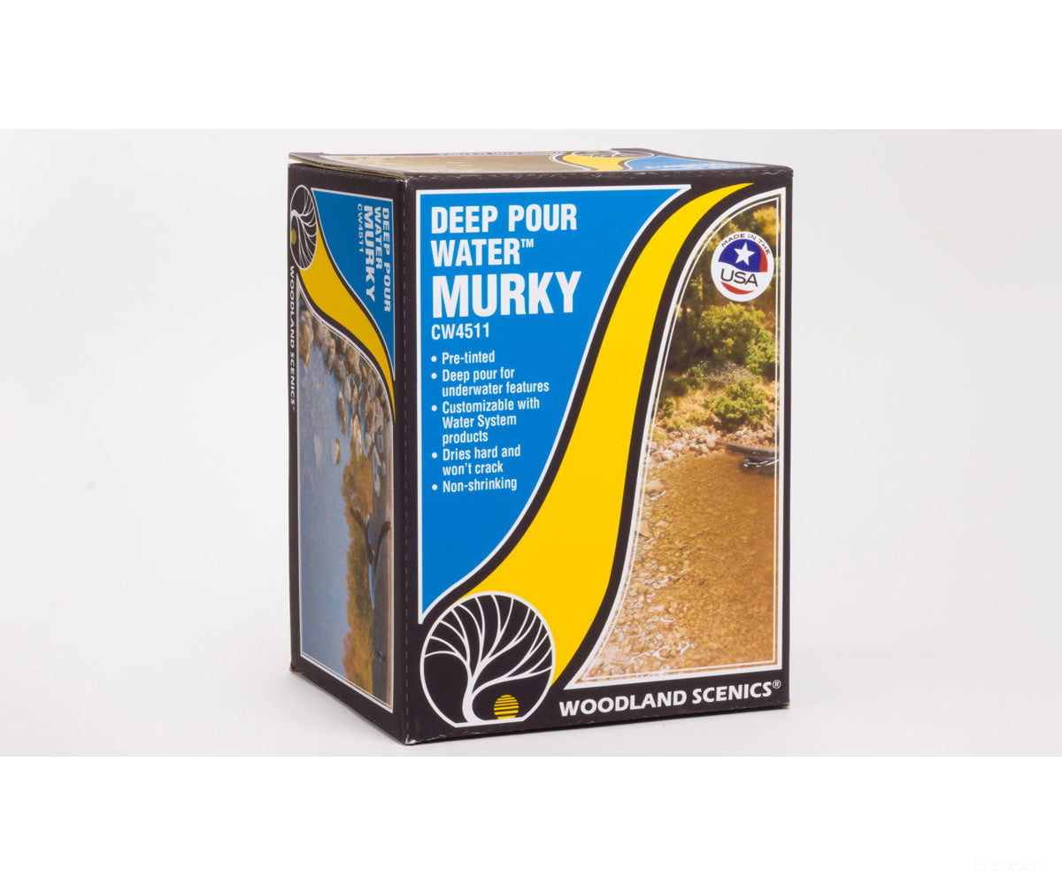 Woodland Scenics 4511 Deep Pour Water(Tm) - Water System 12Oz 355Ml Murky Other Scenery