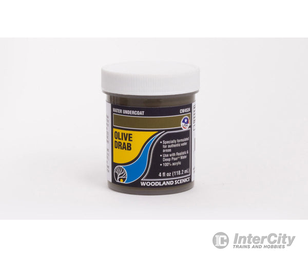 Woodland Scenics 4534 Water Undercoat Olive Drab Other Scenery