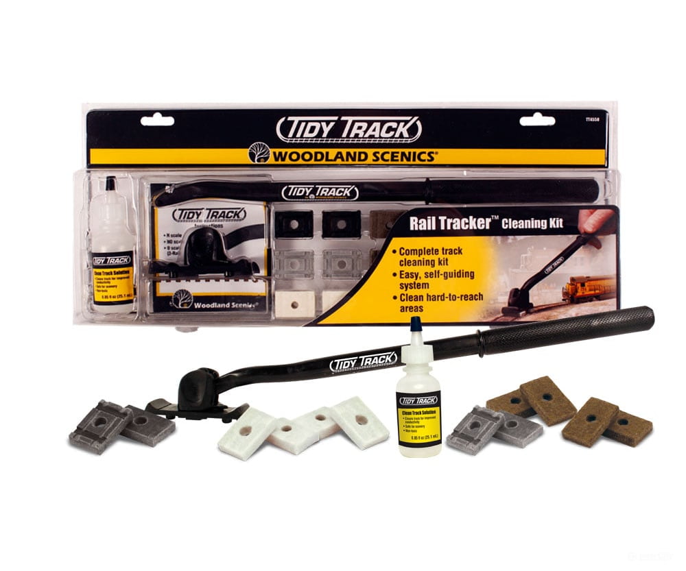 Woodland Scenics 4550 Rail Tracker Cleaning Kit Track Accessories