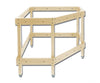Woodland Scenics 4791 Corner Module Kit Stand (36’X36’X35.5’) Other Scenery