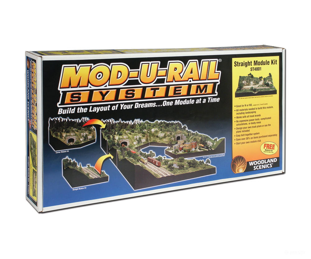 Woodland Scenics 4801 Modurail - Straight (18’X34’) Other Scenery