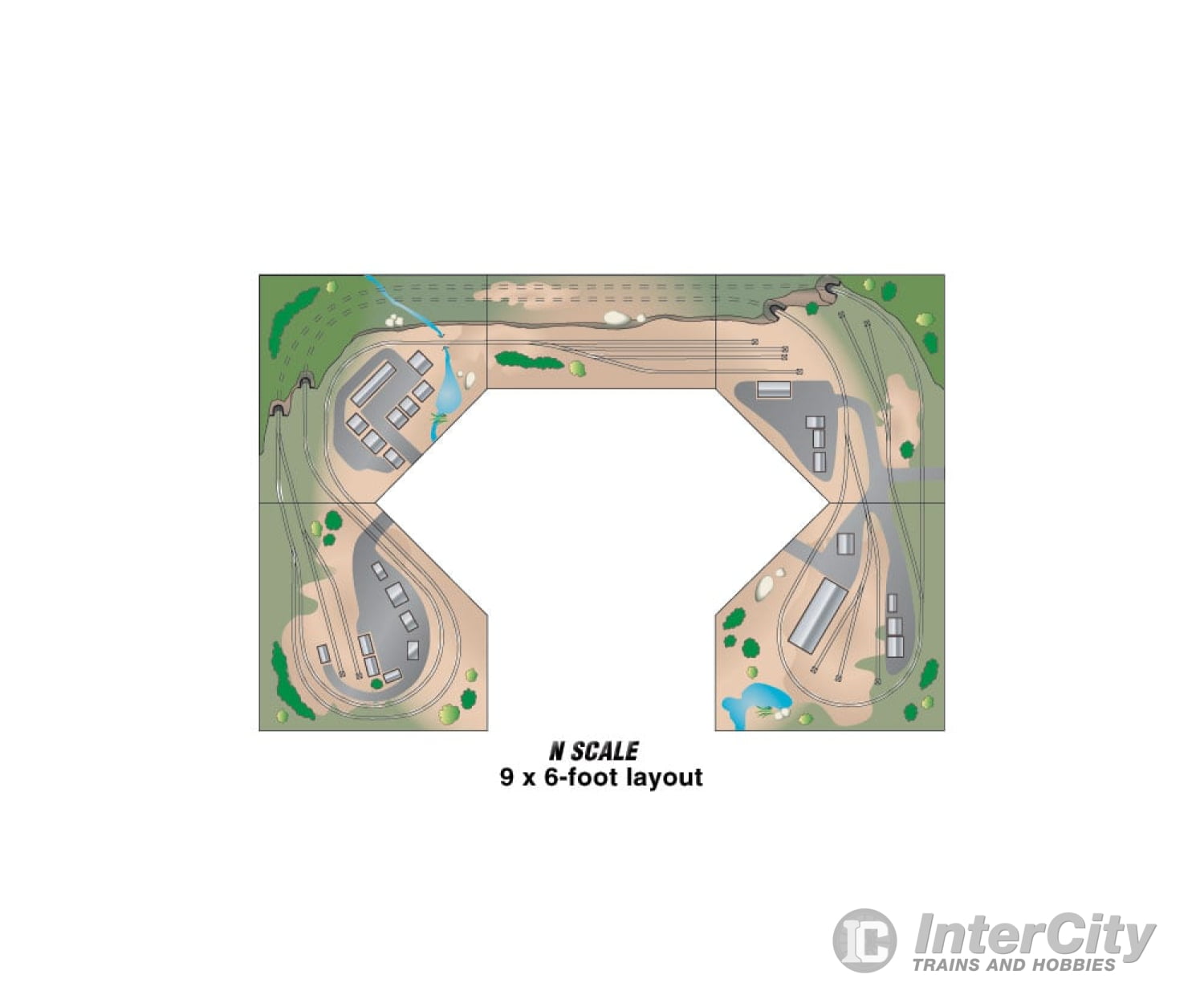 Woodland Scenics 4802 Modurail - Curve (36’X36’) Other Scenery