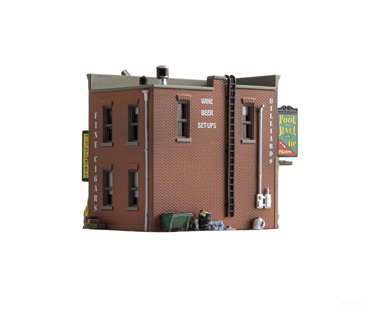 Woodland Scenics 4923 Corner Emporium (Lit) N Scale Structures