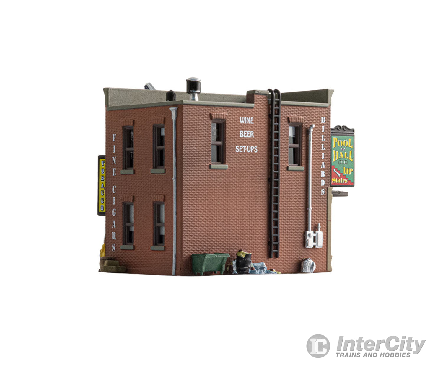 Woodland Scenics 4923 Corner Emporium (Lit) N Scale Structures