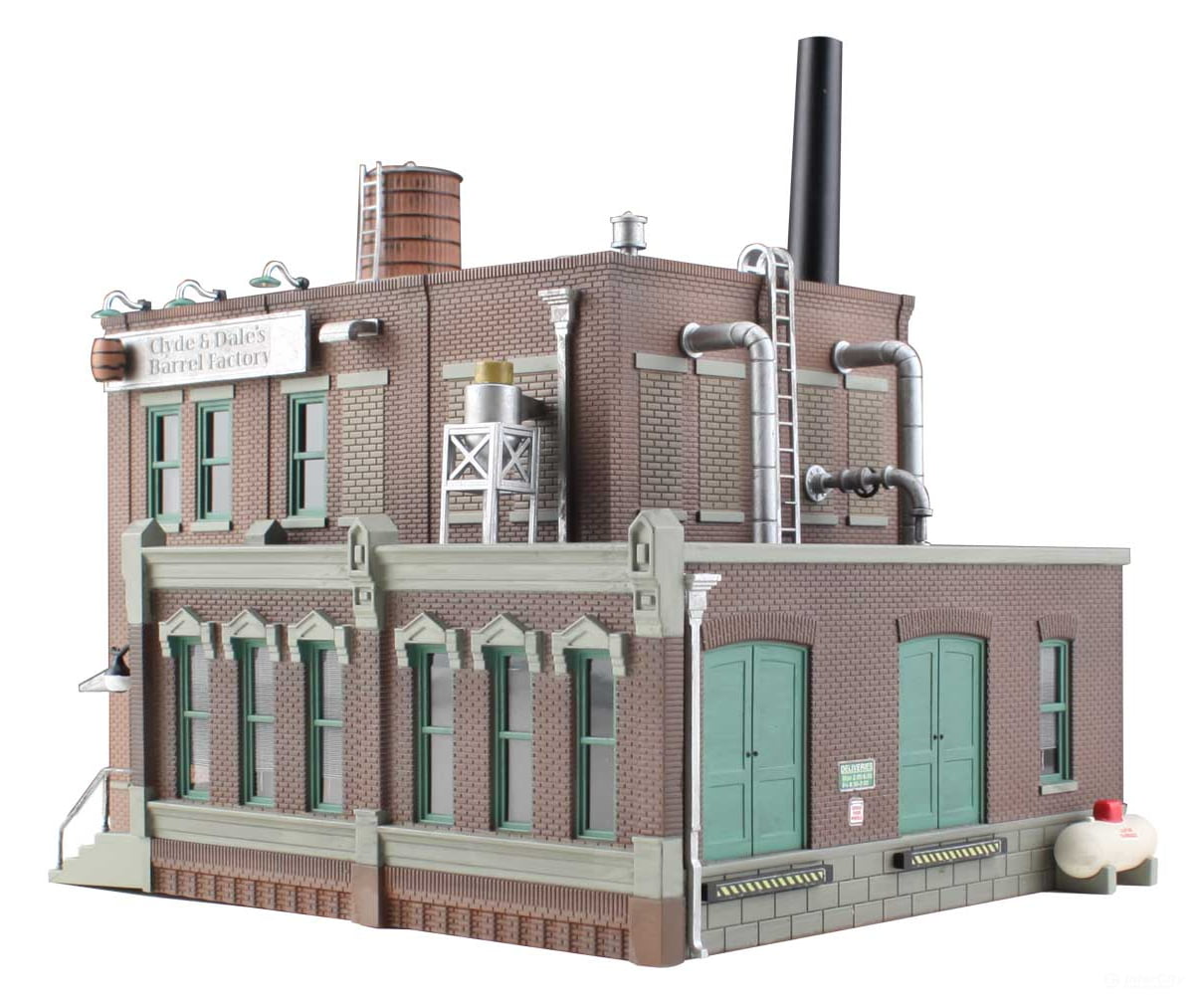 Woodland Scenics 4924 Clyde & Dales Barrel Factory (Lit) N Scale Structures