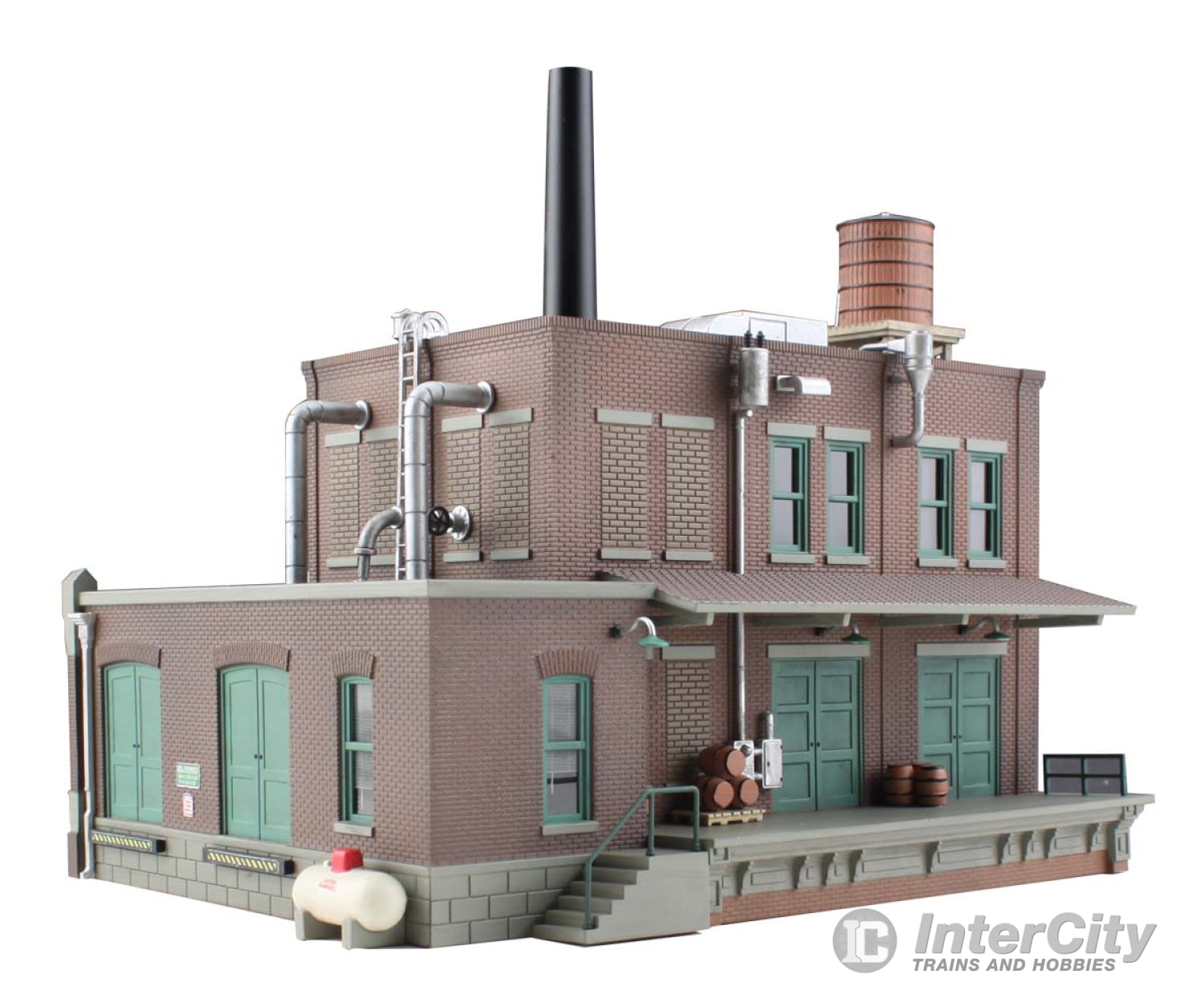 Woodland Scenics 4924 Clyde & Dales Barrel Factory (Lit) N Scale Structures