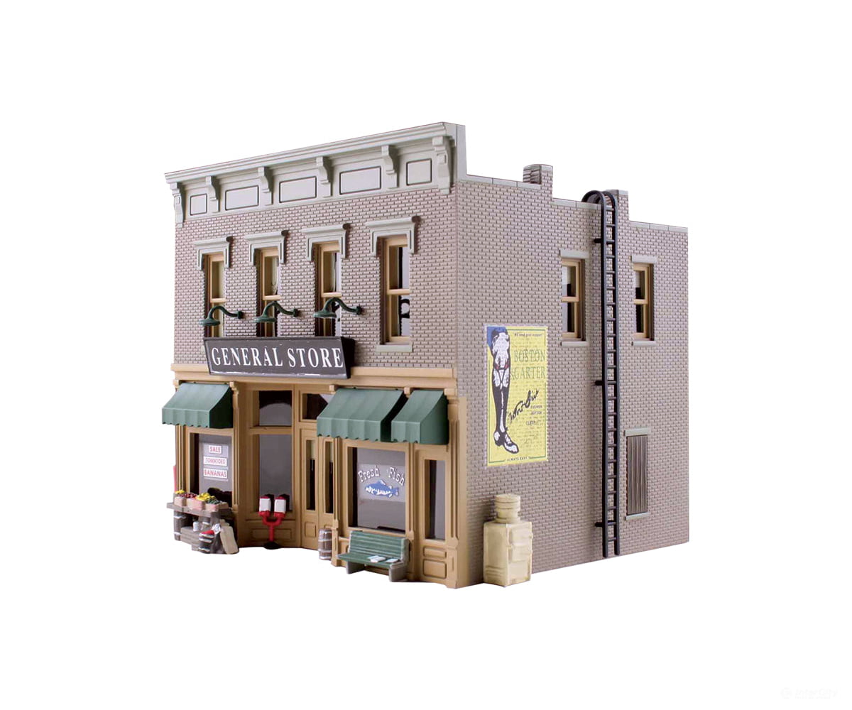 Woodland Scenics 4925 Lubener’s General Store (Lit) N Scale Structures