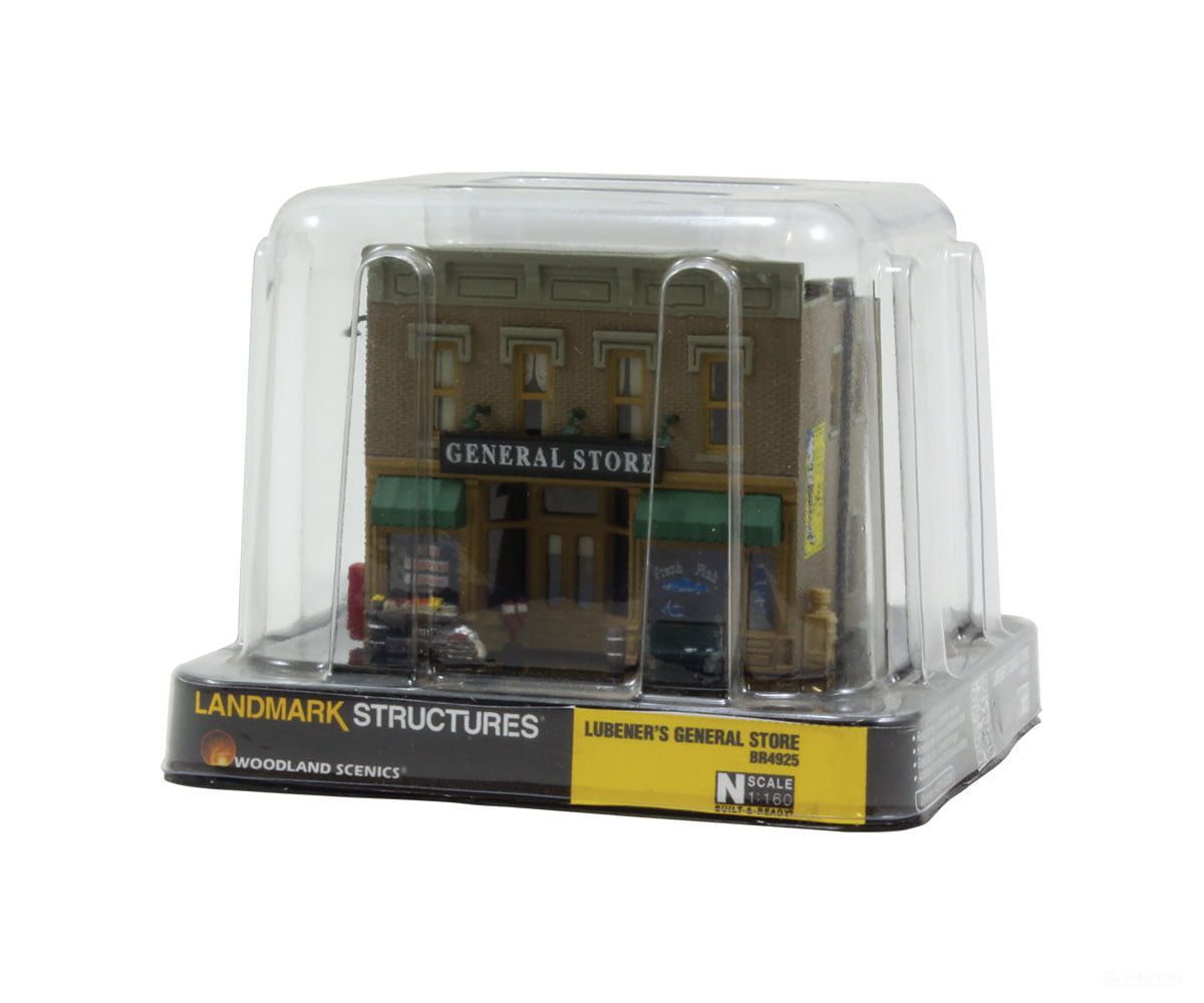 Woodland Scenics 4925 Lubener’s General Store (Lit) N Scale Structures