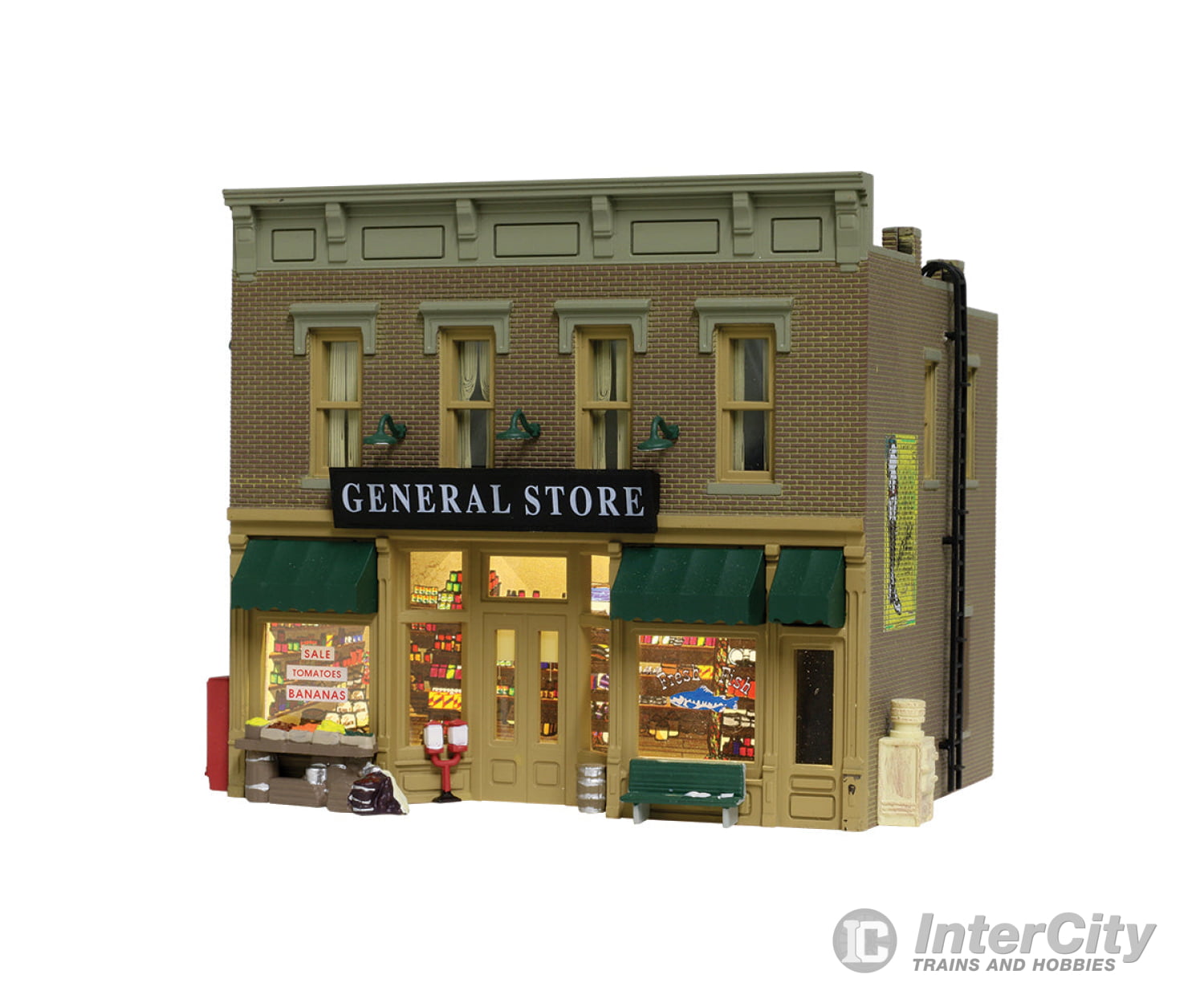 Woodland Scenics 4925 Lubener’s General Store (Lit) N Scale Structures