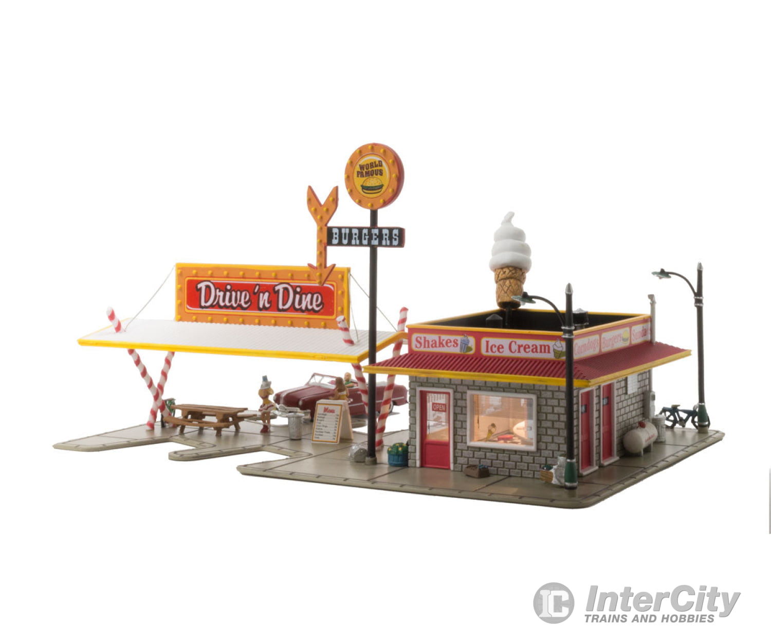 Woodland Scenics 4929 Drive ’N Dine (Lit) N Scale Structures