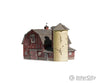 Woodland Scenics 4932 Old Weathered Barn (Lit) N Scale Structures