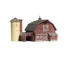 Woodland Scenics 4932 Old Weathered Barn (Lit) N Scale Structures