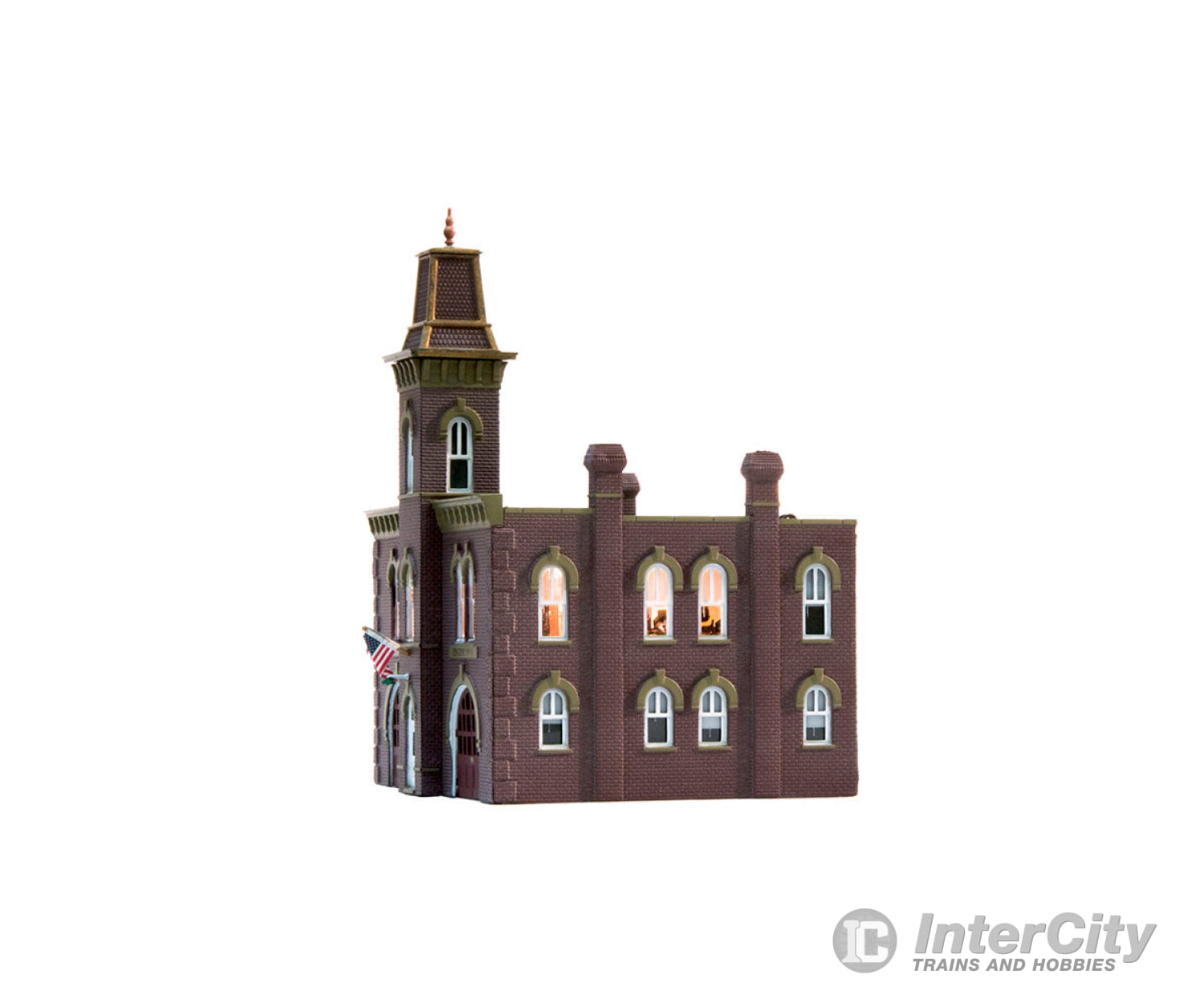 Woodland Scenics 4934 Firehouse (Lit) N Scale Structures