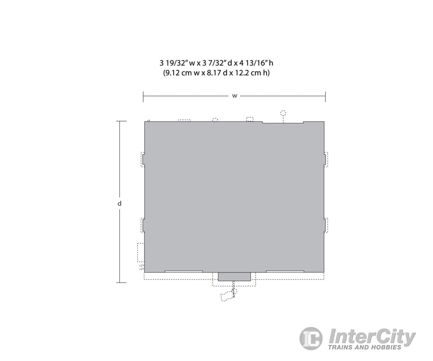 Woodland Scenics 4934 Firehouse (Lit) N Scale Structures