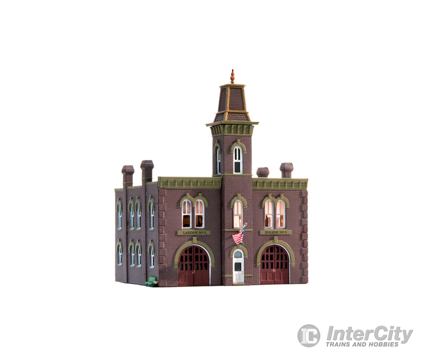 Woodland Scenics 4934 Firehouse (Lit) N Scale Structures