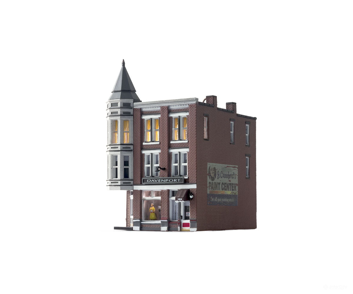 Woodland Scenics 4938 Davenport Dempartment Store (Lit) N Scale Structures