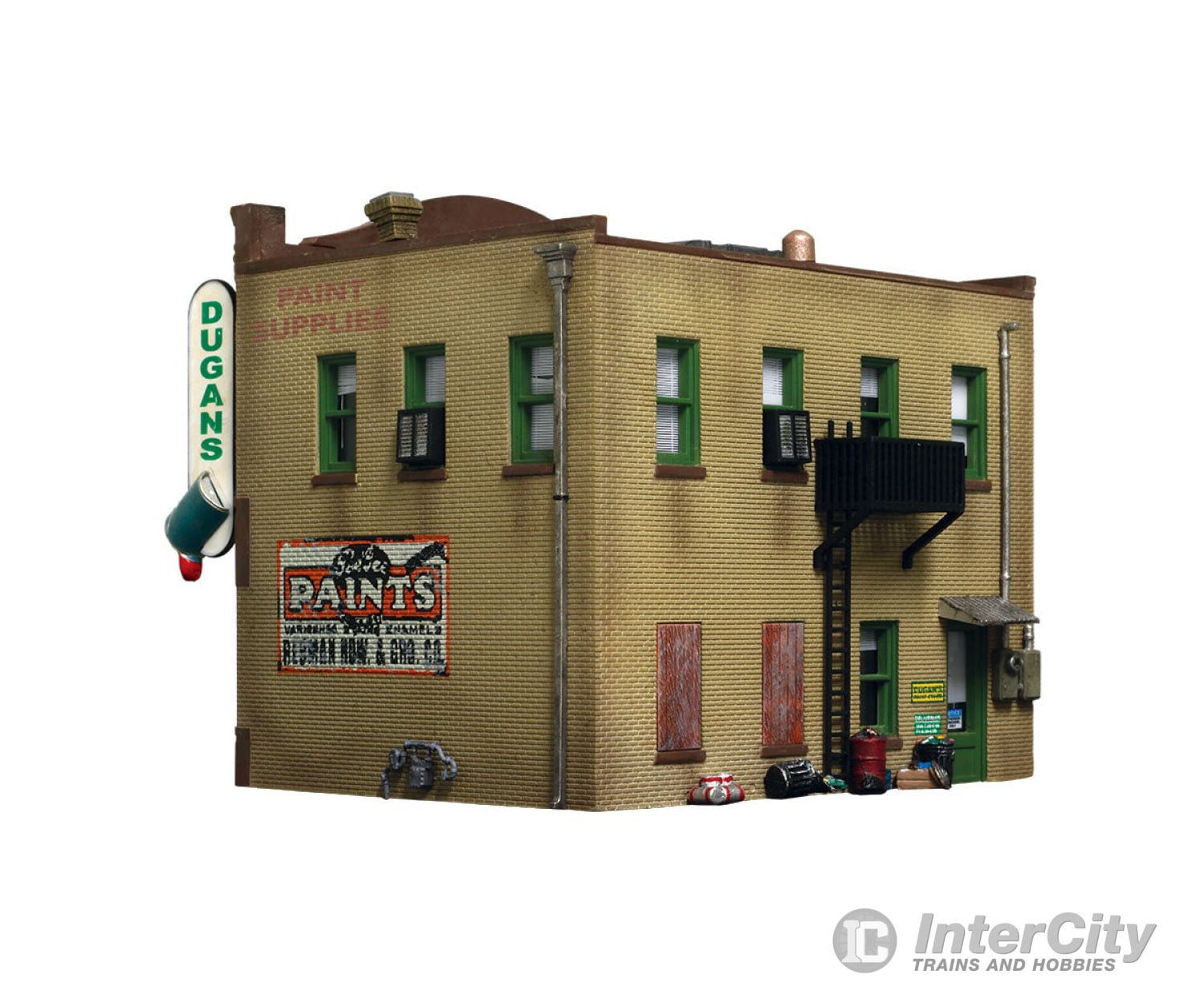 Woodland Scenics 4943 Dugan’s Paint Store (Lit) N Scale Structures