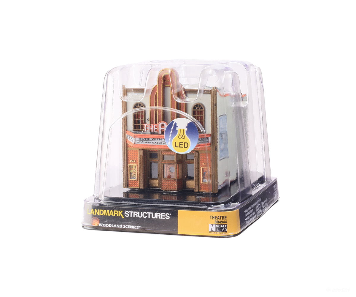 Woodland Scenics 4944 Theatre (Lit) N Scale Structures