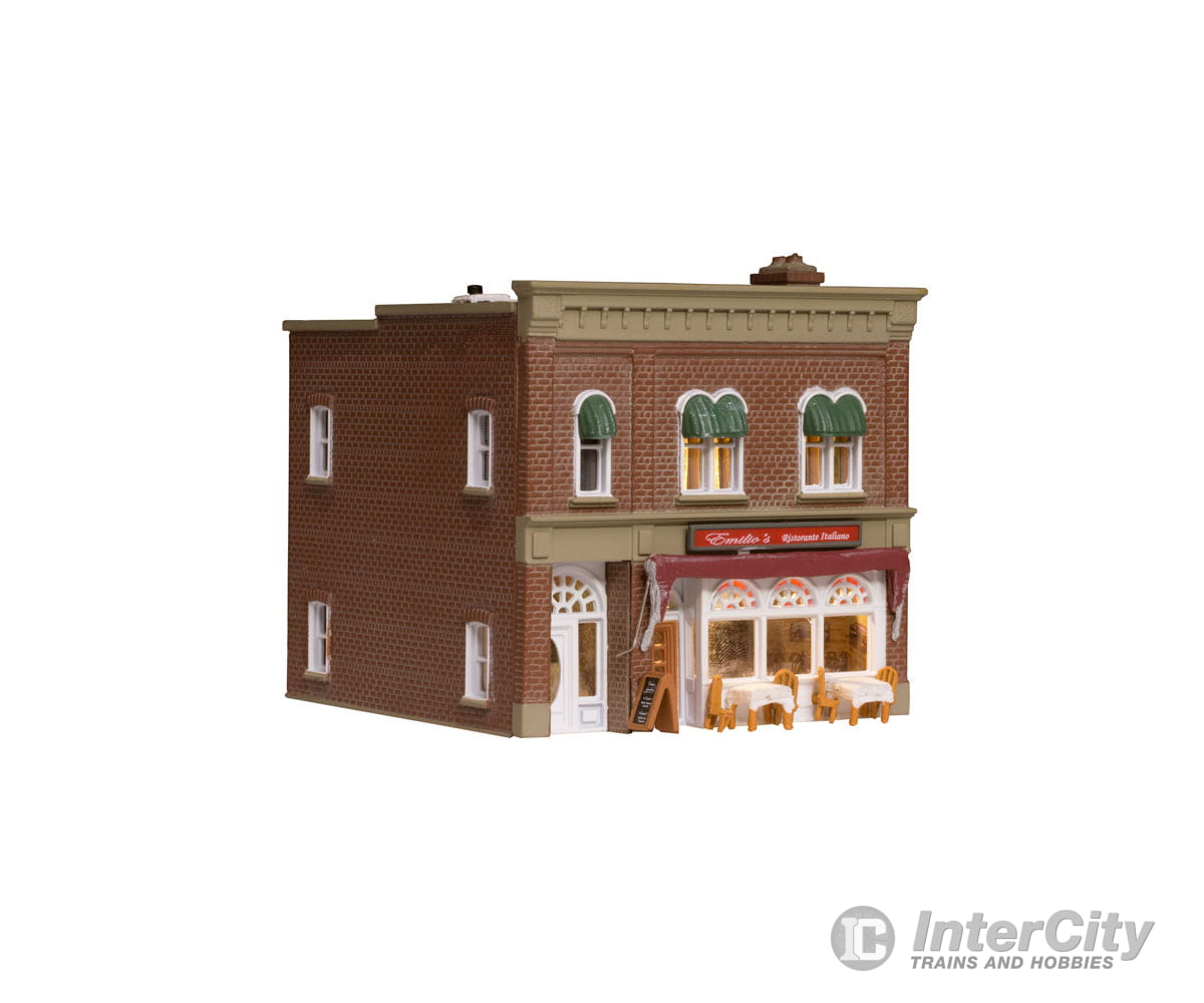 Woodland Scenics 4945 Emilio’s Italian Restaurant (Lit) N Scale Structures