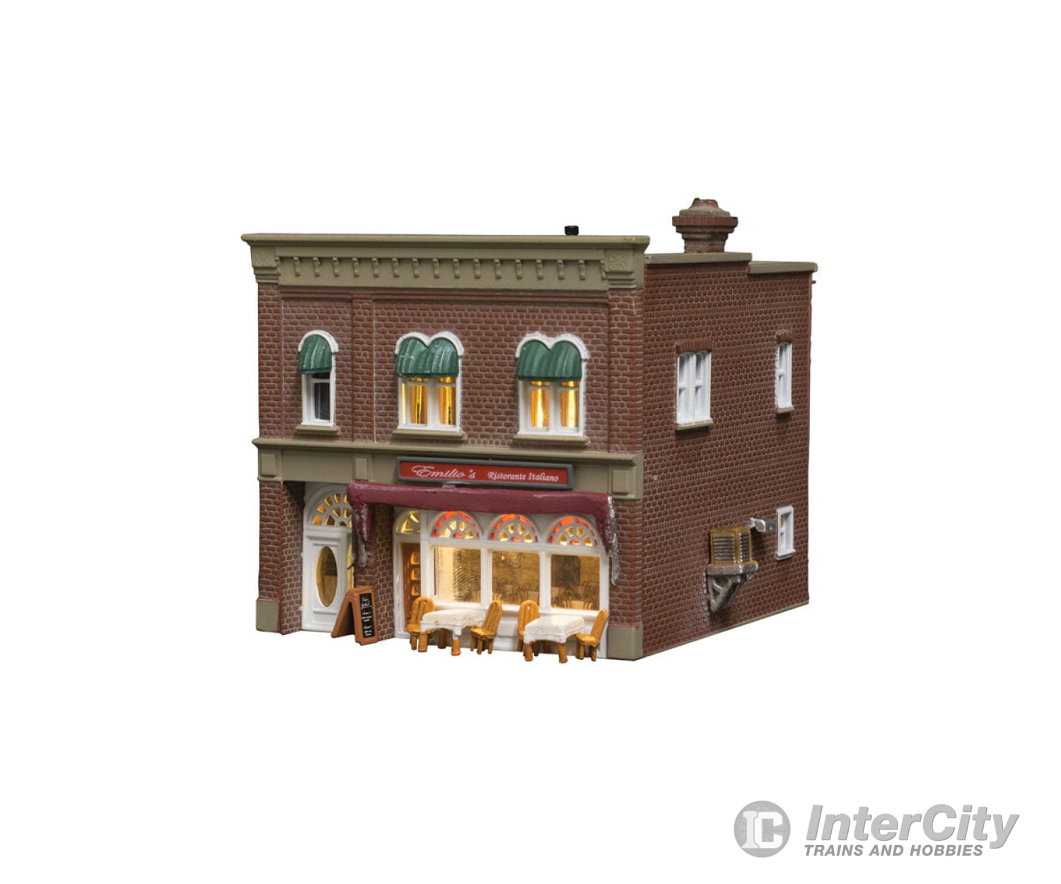 Woodland Scenics 4945 Emilio’s Italian Restaurant (Lit) N Scale Structures