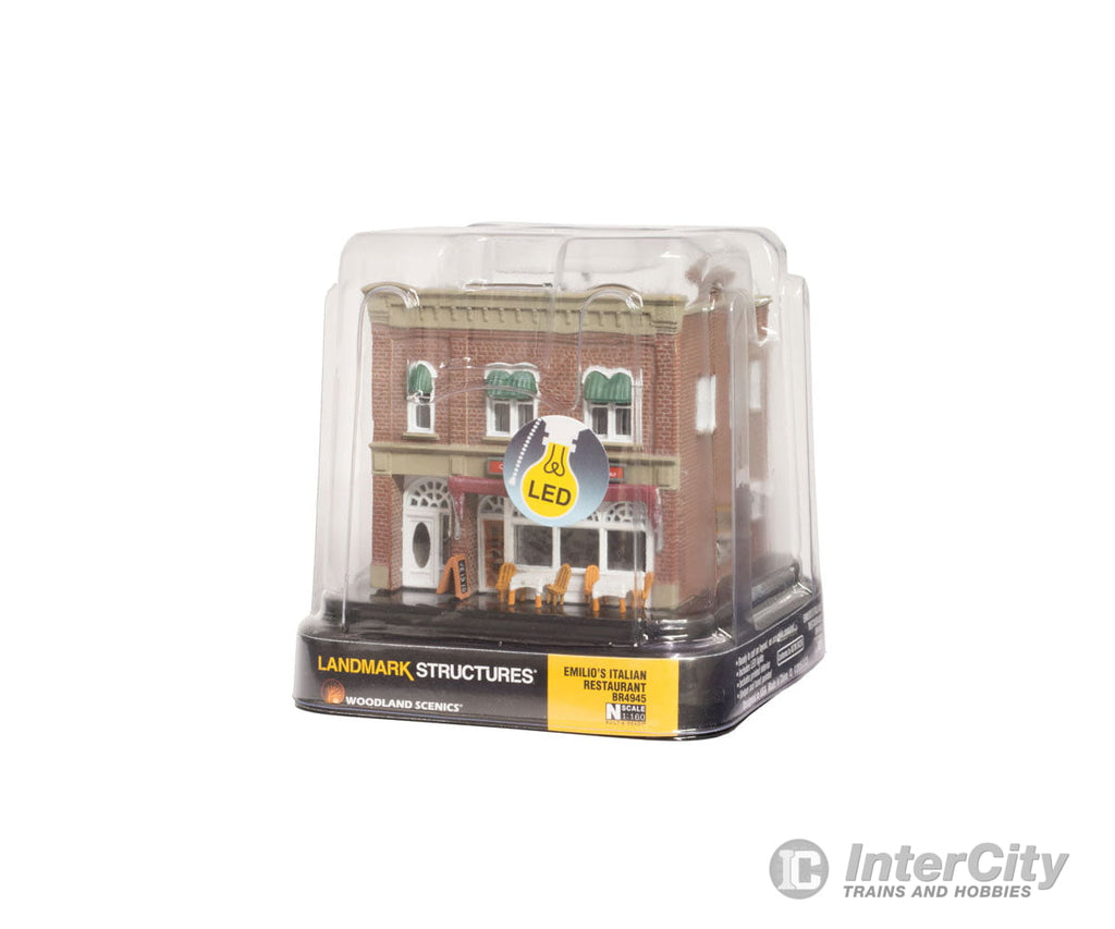 Woodland Scenics 4945 Emilio’s Italian Restaurant (Lit) N Scale Structures