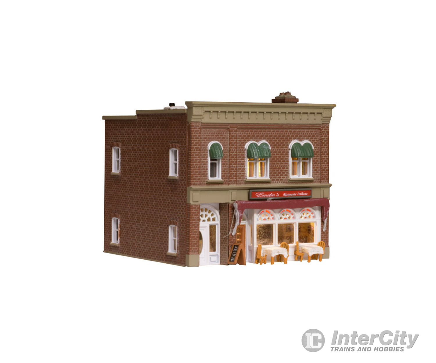 Woodland Scenics 4945 Emilio’s Italian Restaurant (Lit) N Scale Structures