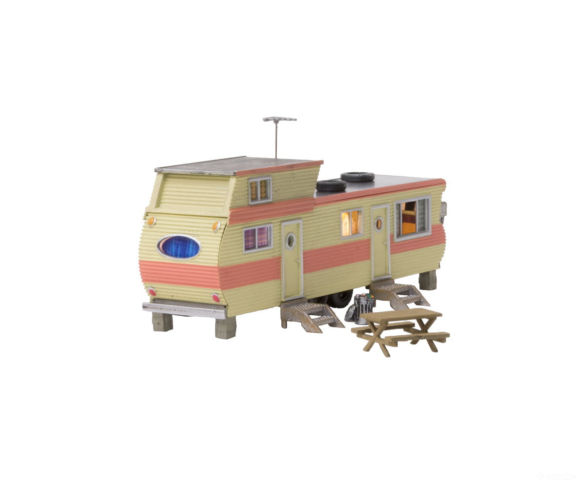 Woodland Scenics 4951 Double Decker Trailer (Lit) N Scale Structures