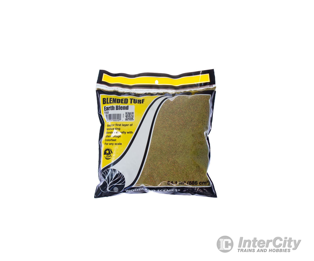 Woodland Scenics 50 Blend Turf - Earth (30 Oz) Flock & Turf