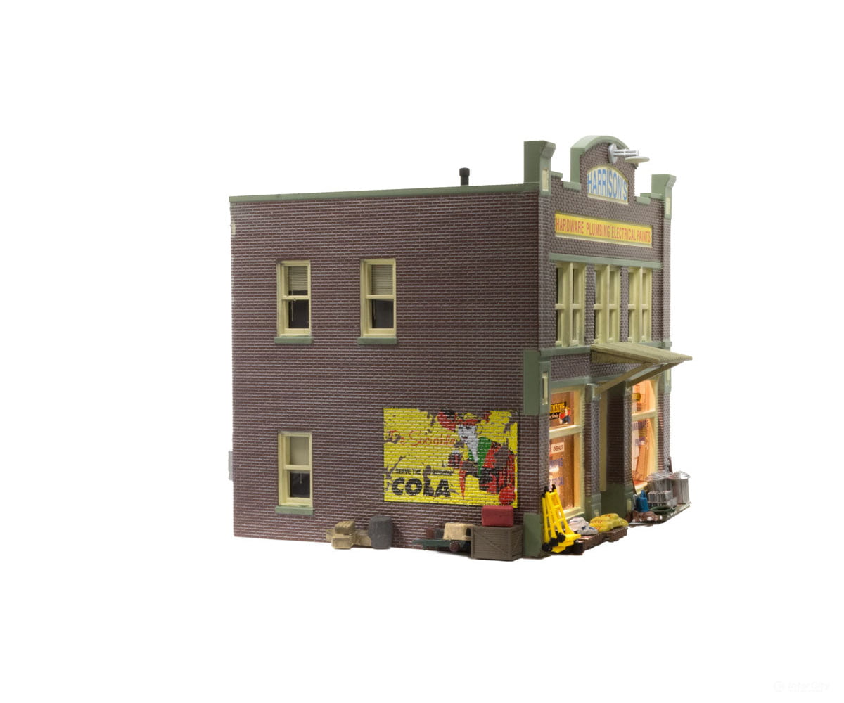 Woodland Scenics 5022 Harrison’s Hardware (Lit) Ho Scale Structures