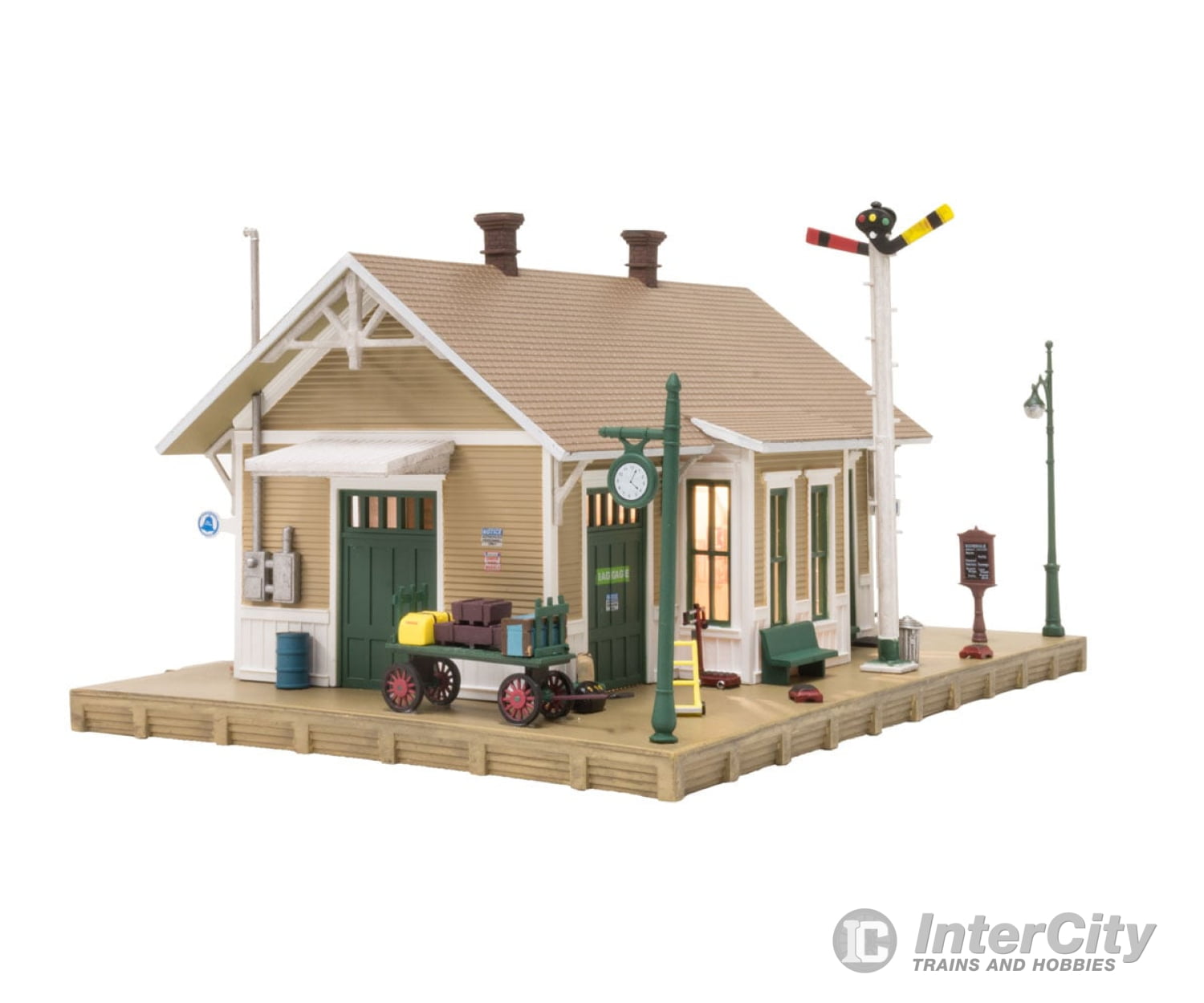 Woodland Scenics 5023 Dansbury Depot (Lit) Ho Scale Structures