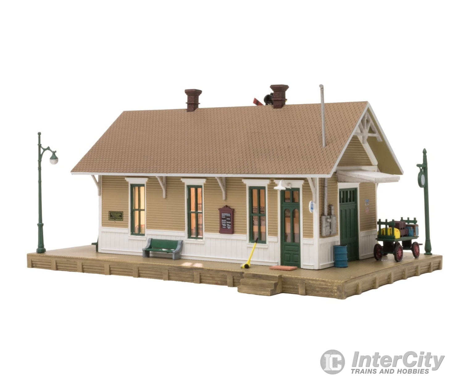 Woodland Scenics 5023 Dansbury Depot (Lit) Ho Scale Structures