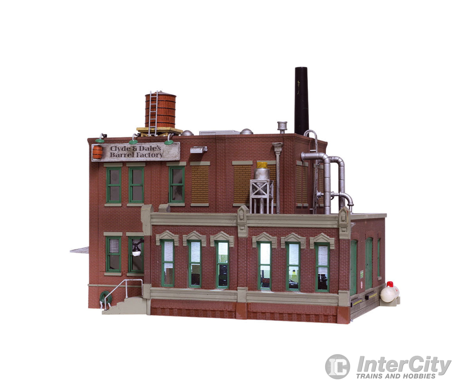 Woodland Scenics 5026 Clyde & Dale’s Barrel Factory (Lit) Ho Scale Structures