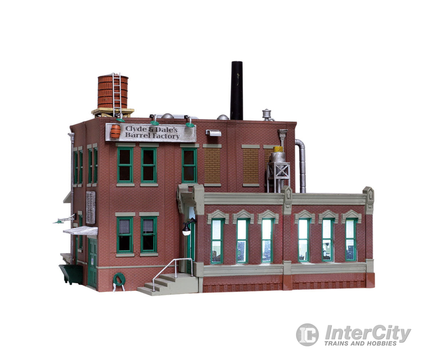 Woodland Scenics 5026 Clyde & Dale’s Barrel Factory (Lit) Ho Scale Structures