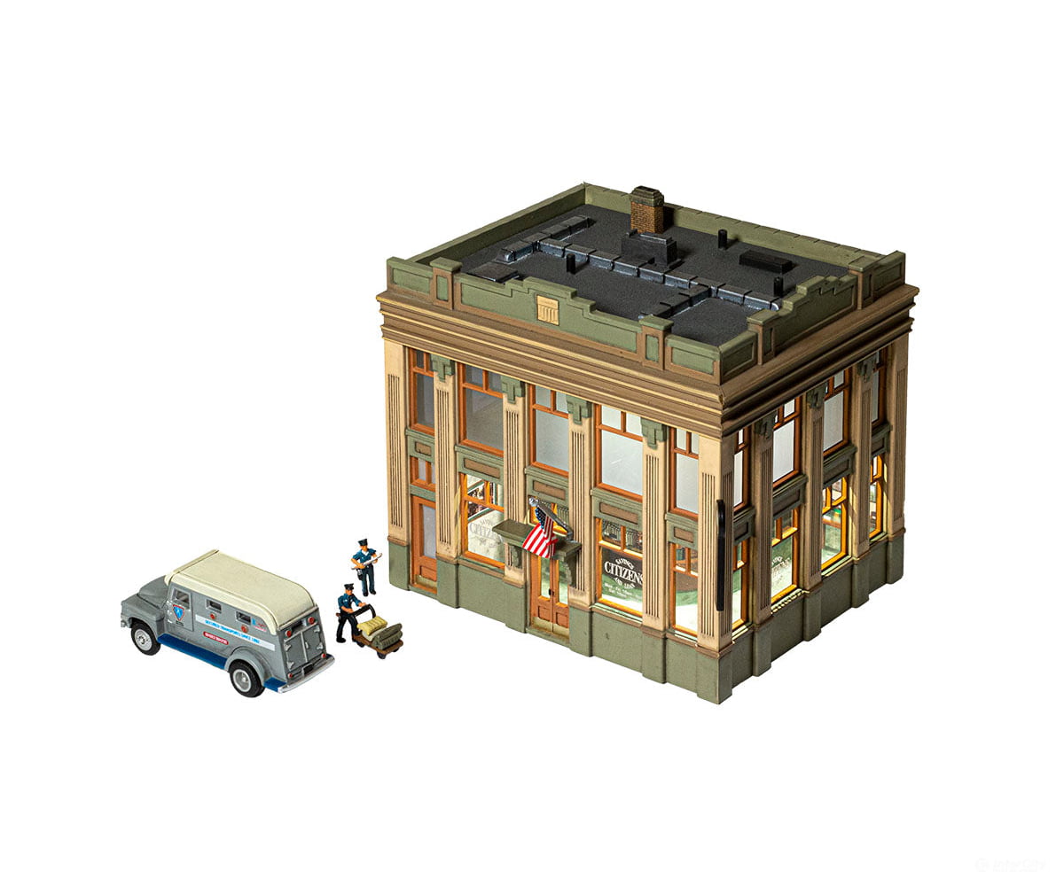 Woodland Scenics 5033 Citizens Savings And Loan (Lit) Ho Scale Structures