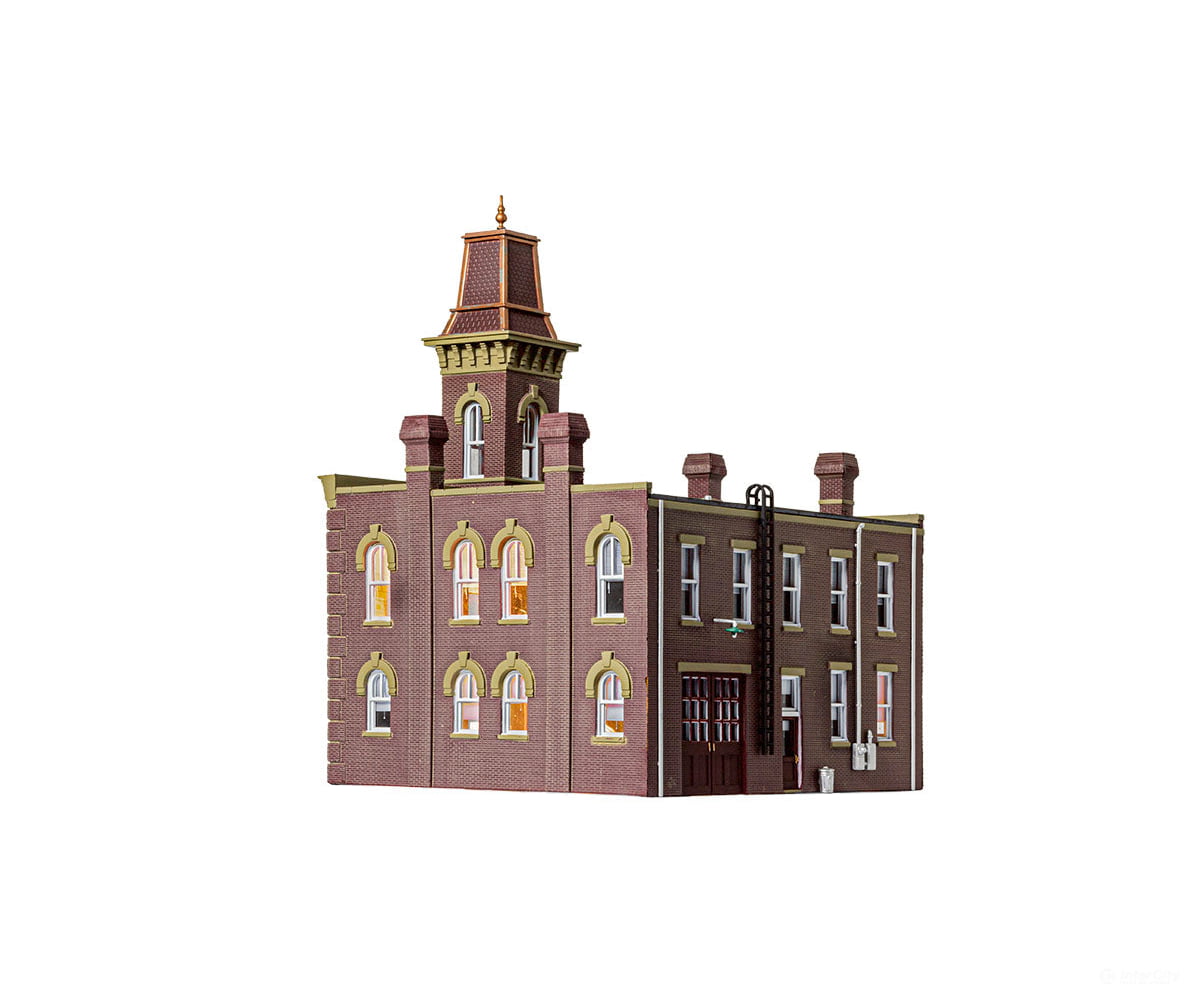 Woodland Scenics 5034 Firehouse (Lit) Ho Scale Structures