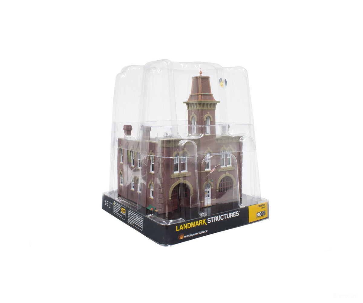 Woodland Scenics 5034 Firehouse (Lit) Ho Scale Structures