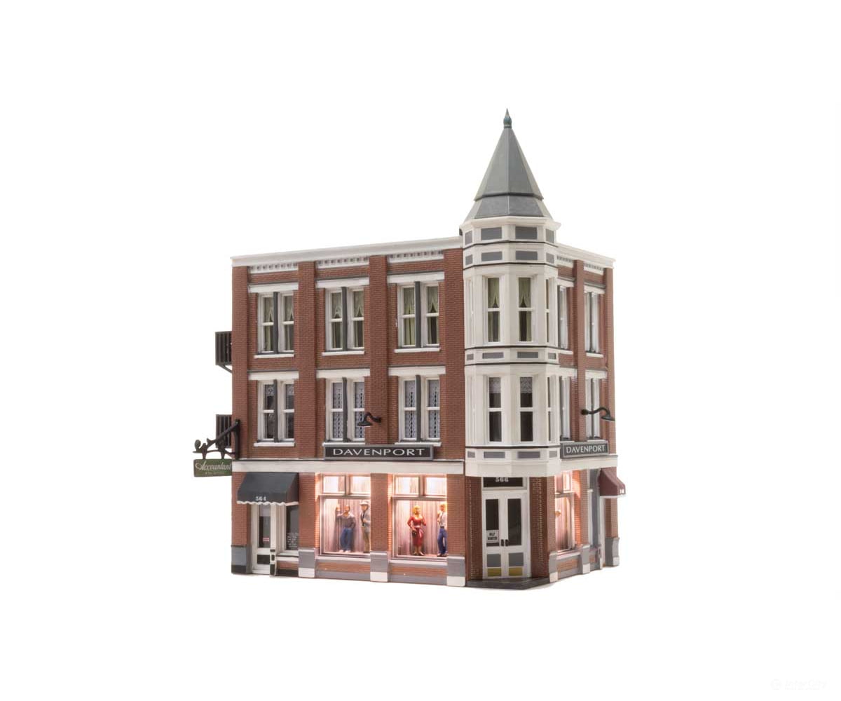 Woodland Scenics 5039 Davenport Department Store (Lit) Ho Scale Structures