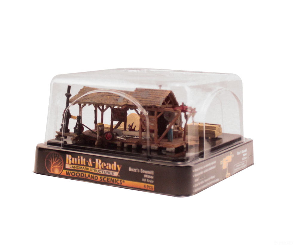 Woodland Scenics 5044 Buzz’s Sawmill (Lit) Ho Scale Structures
