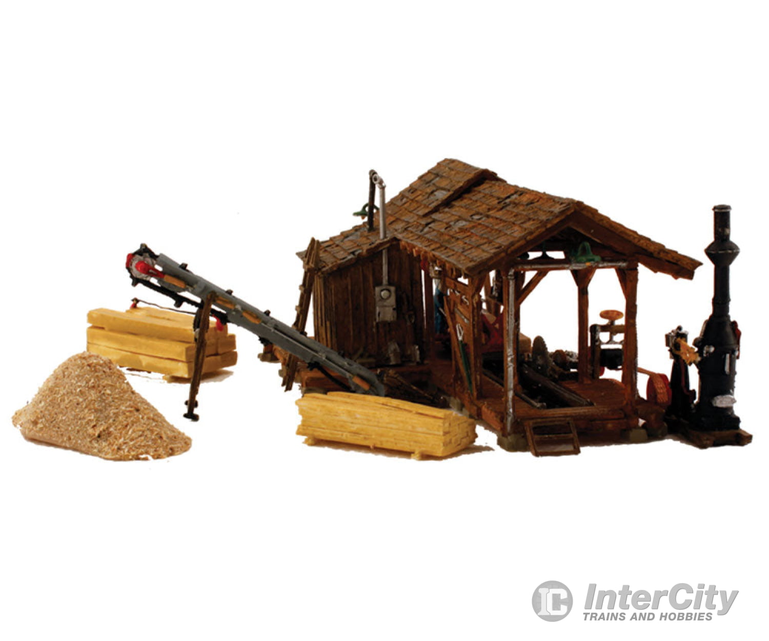 Woodland Scenics 5044 Buzz’s Sawmill (Lit) Ho Scale Structures