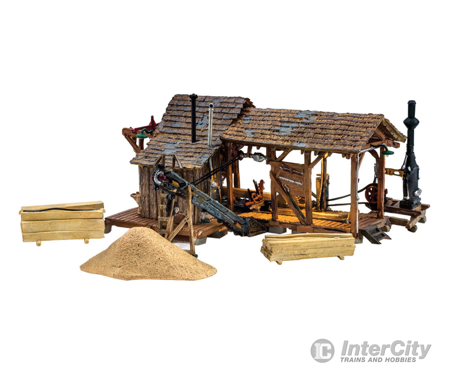 Woodland Scenics 5044 Buzz’s Sawmill (Lit) Ho Scale Structures