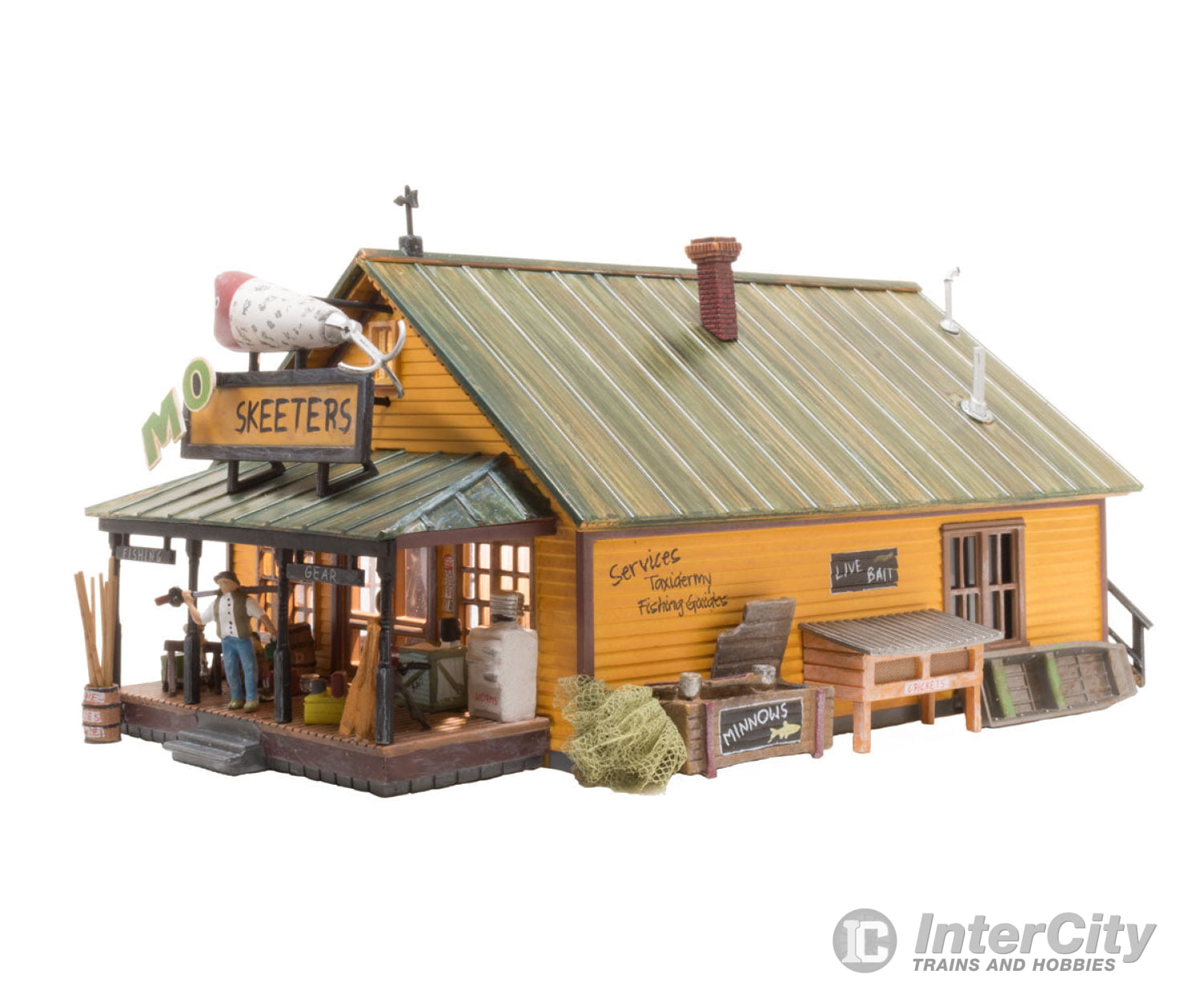 Woodland Scenics 5047 Mo Skeeters Bait & Tackle (Lit) Ho Scale Structures