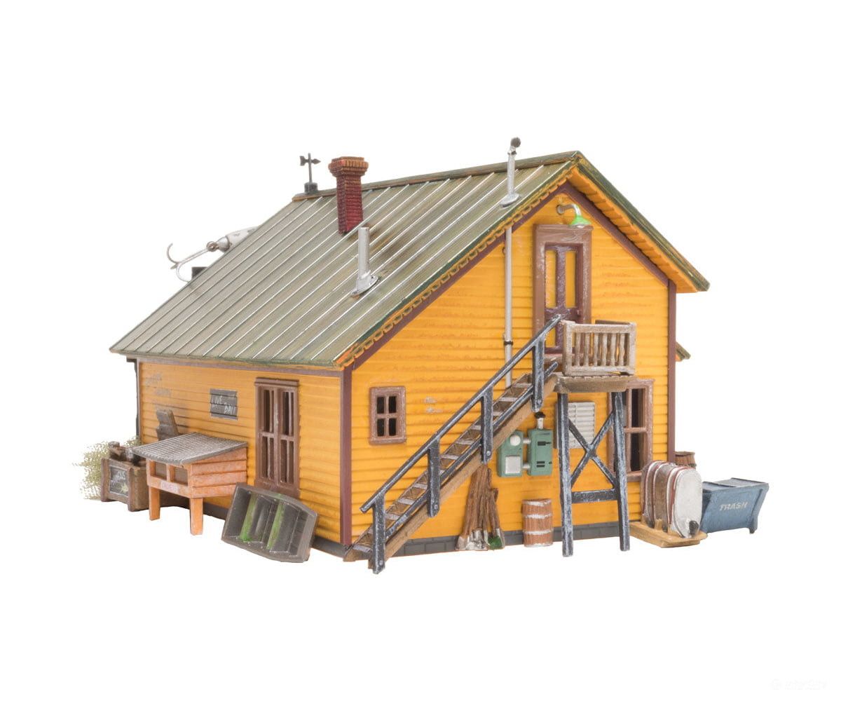 Woodland Scenics 5047 Mo Skeeters Bait & Tackle (Lit) Ho Scale Structures