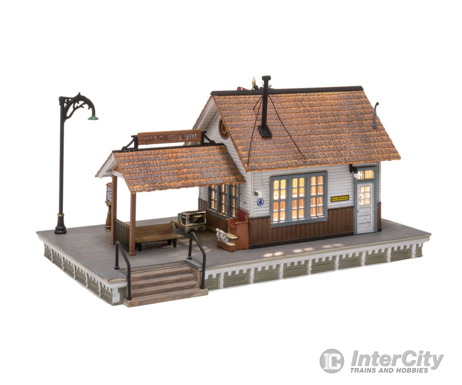 Woodland Scenics 5052 The Depot (Lit) Ho Scale Structures