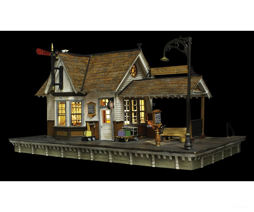 Woodland Scenics 5052 The Depot (Lit) Ho Scale Structures