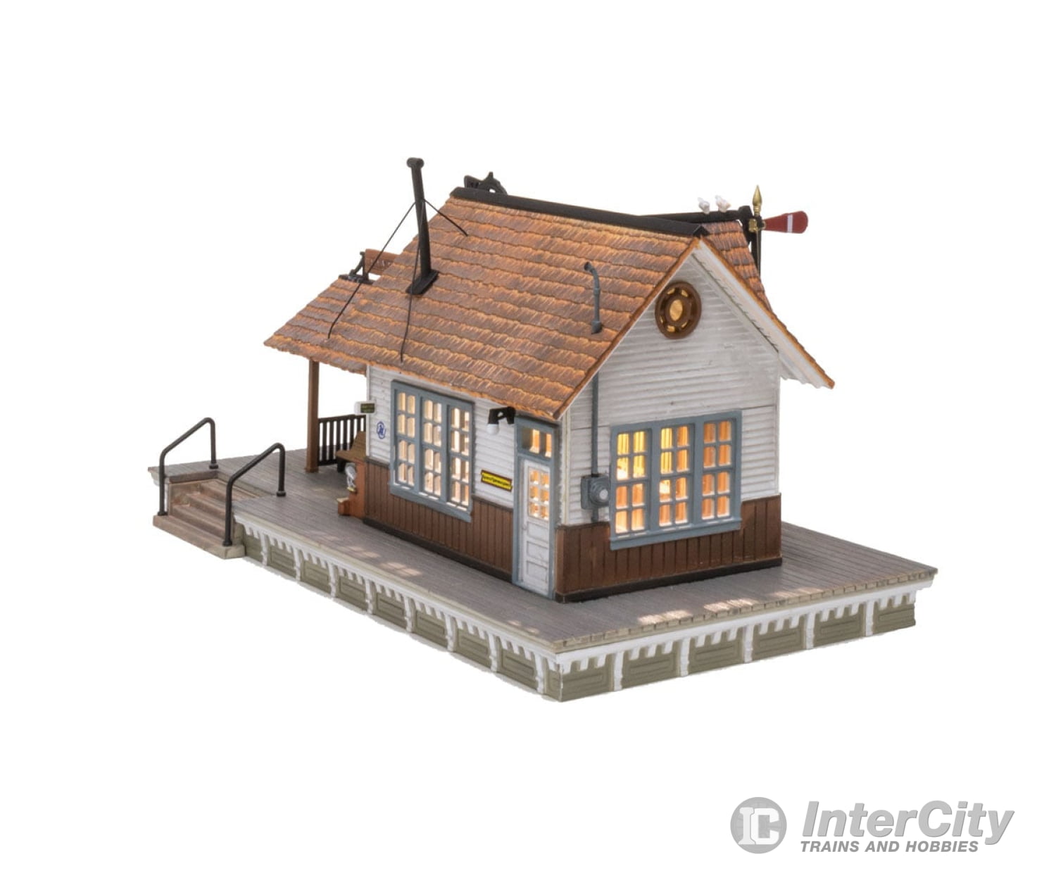 Woodland Scenics 5052 The Depot (Lit) Ho Scale Structures