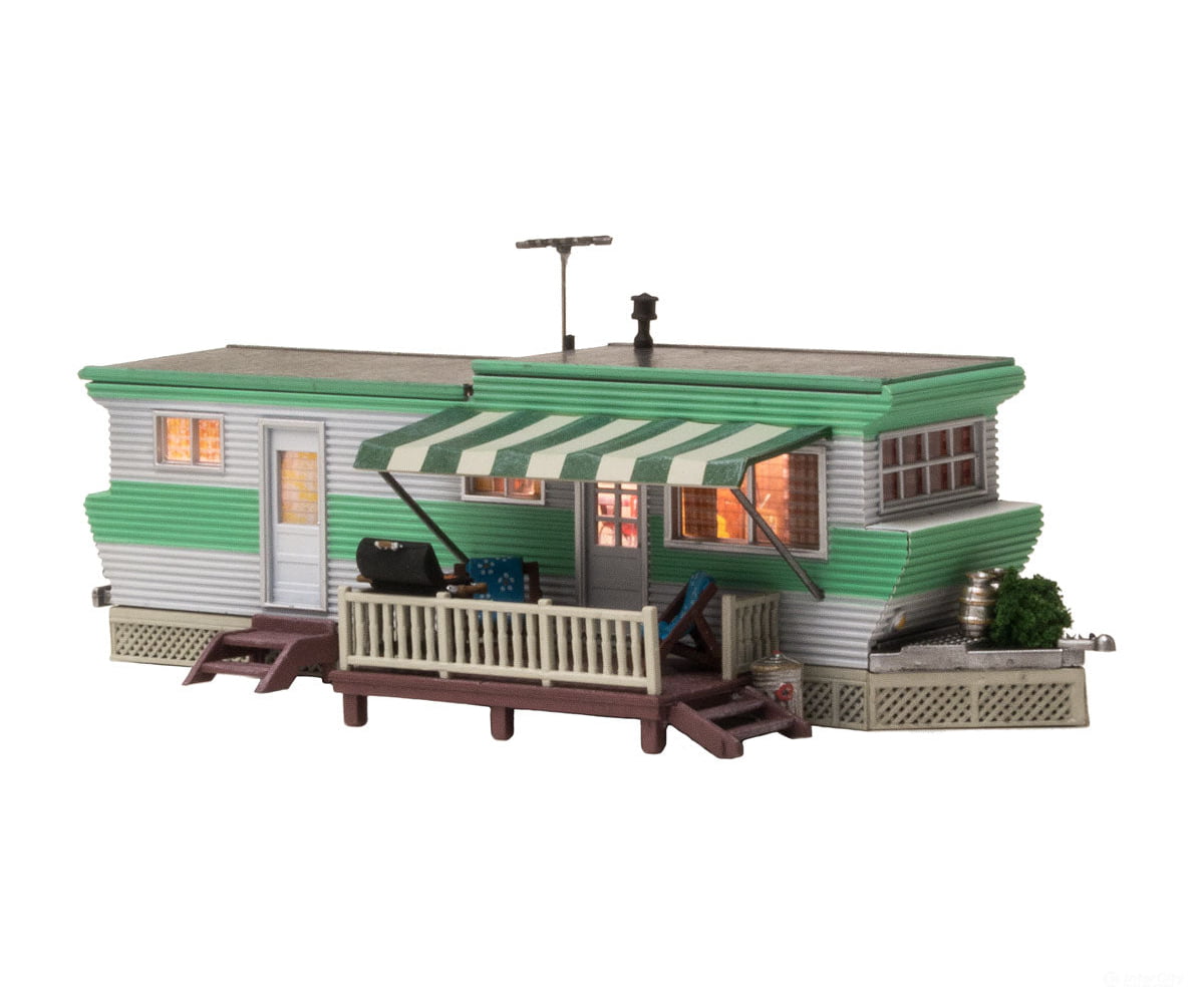 Woodland Scenics 5060 Grillin’ & Chillin’ Trailer (Lit) Ho Scale Structures