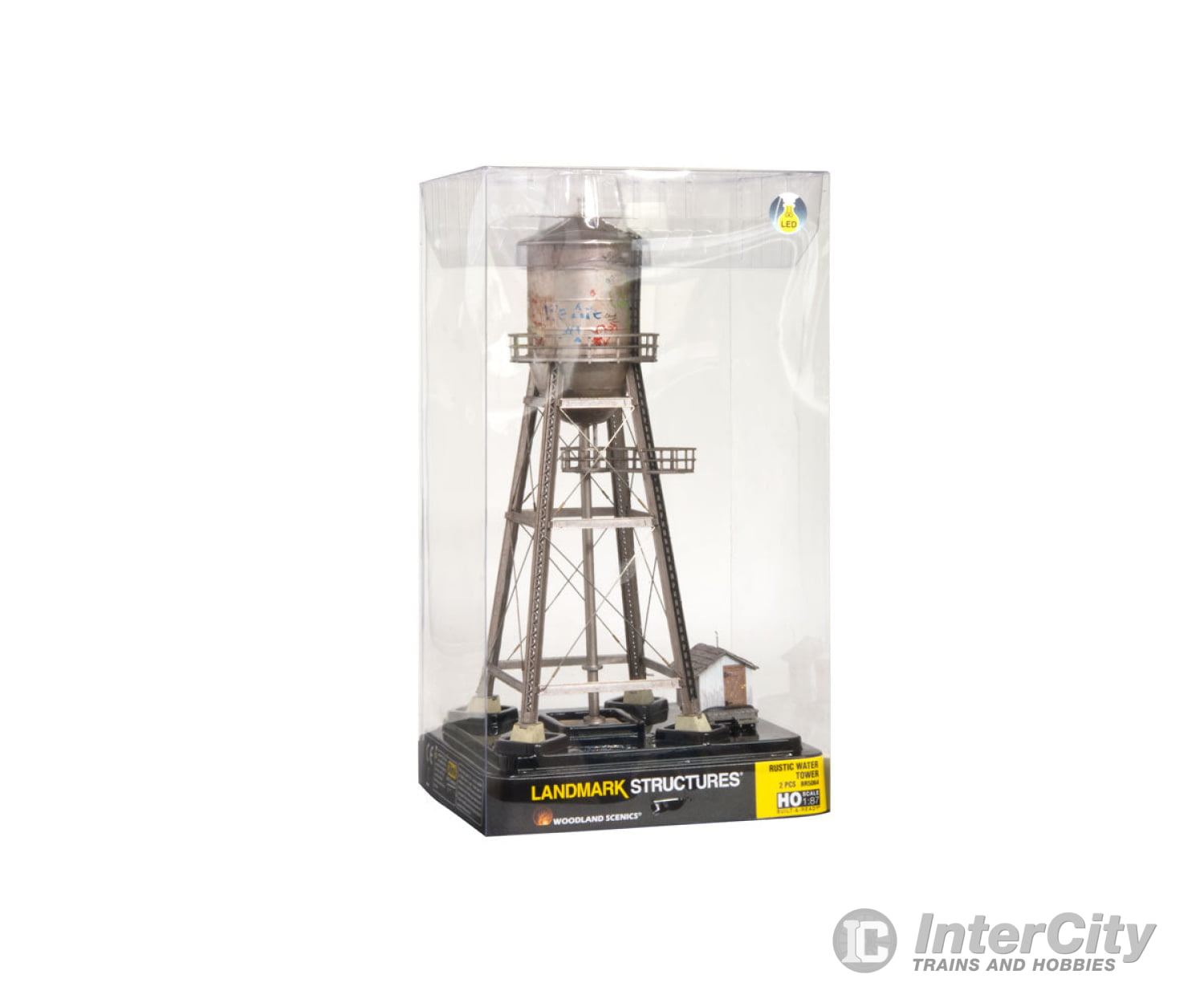 Woodland Scenics 5064 Rustic Water Tower (Lit) Ho Scale Structures